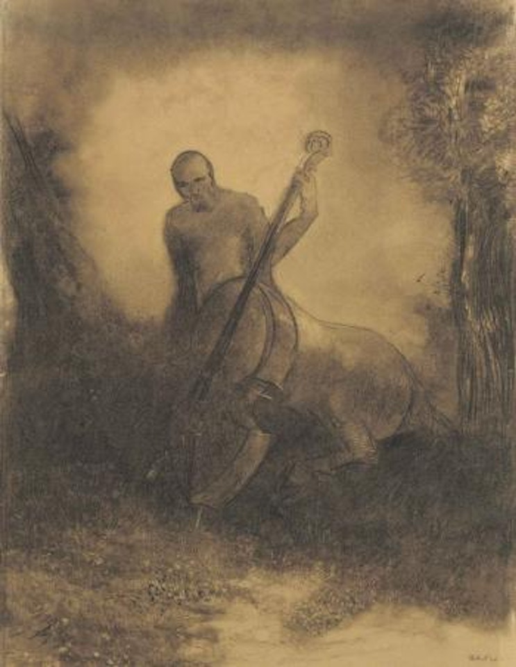 Le Centaure Au Violoncelle by Odilon Redon