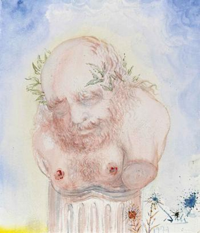 Buste D'esope by Salvador Dali