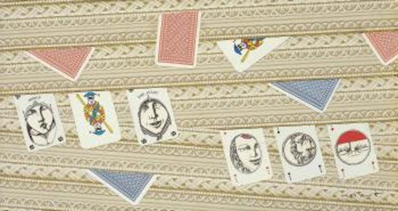 Illustrationsvorlage Für Das Vorsatzpapier Zu John Russell, "Max Ernst," Köln 1966 by Max Ernst