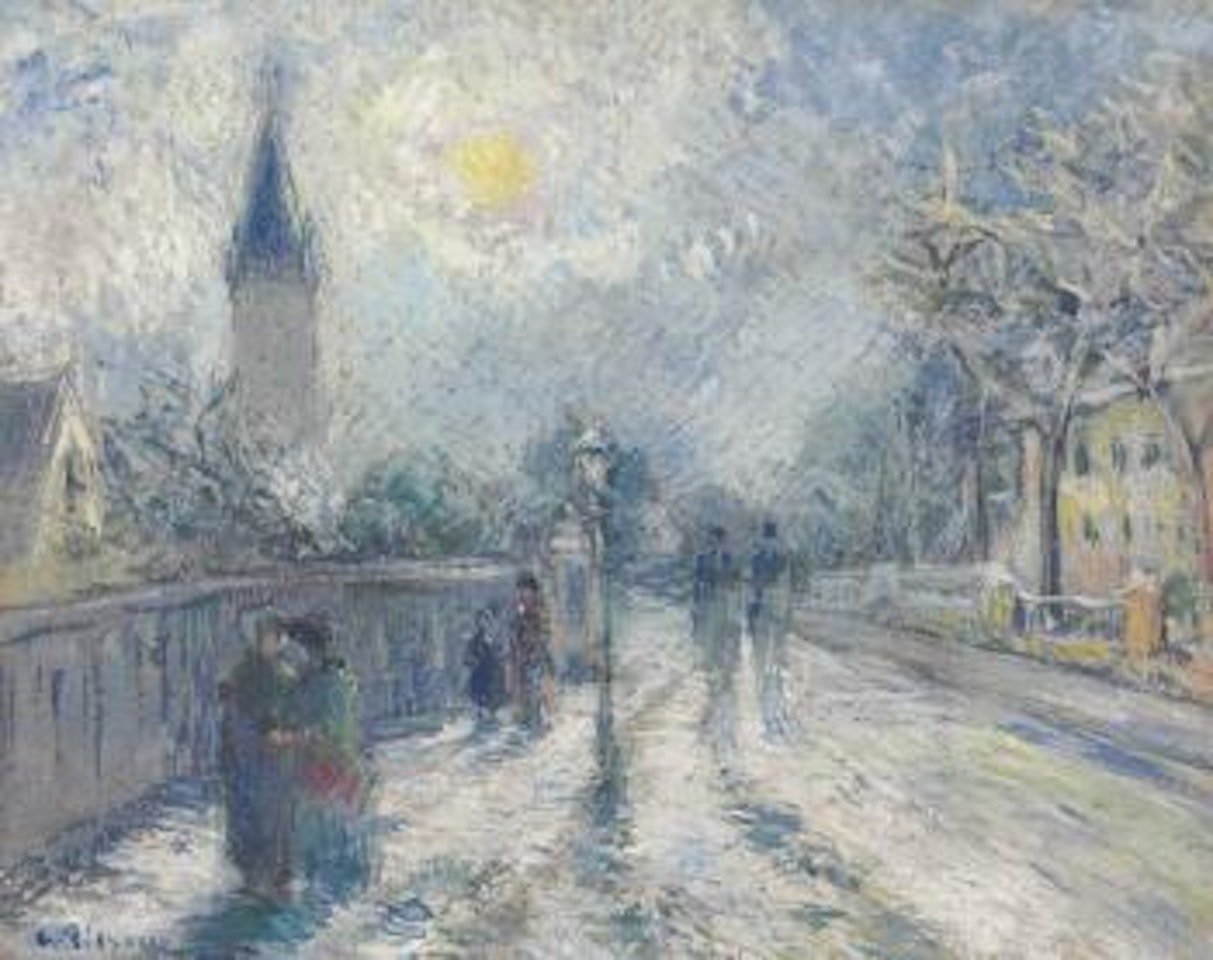 All Saints' Church by Camille Pissarro