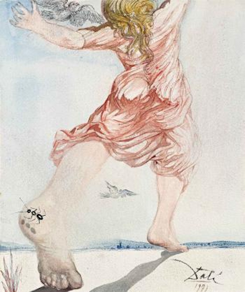 Sans Titre (Songe De La Petite Fille) by Salvador Dali