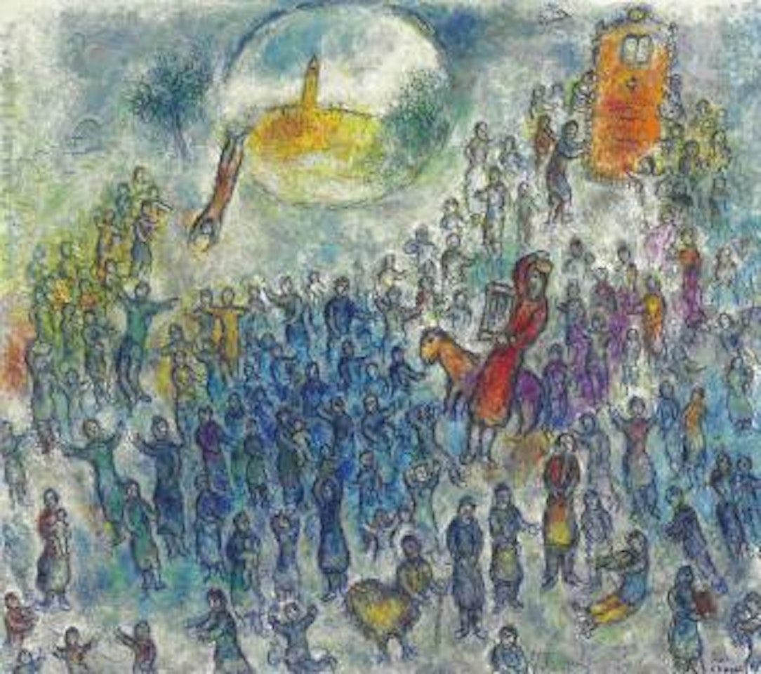 Scène Biblique by Marc Chagall