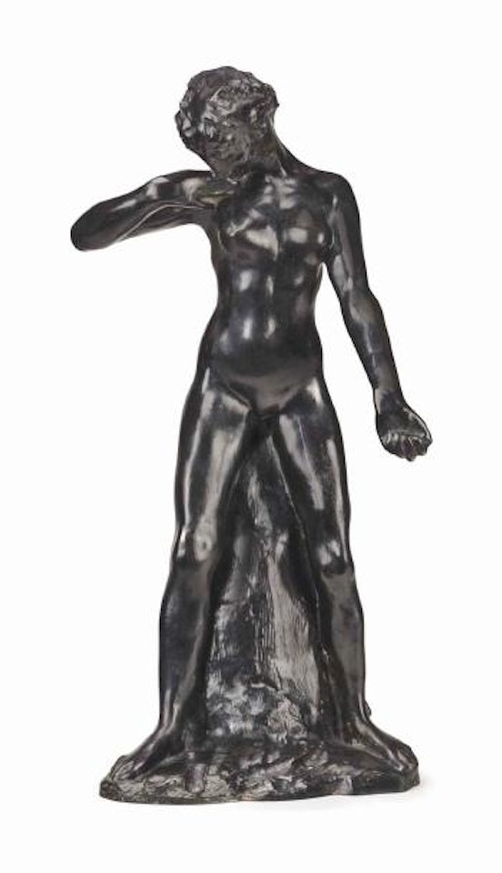 Faunesse Debout, Version Au Rocher Simple by Auguste Rodin