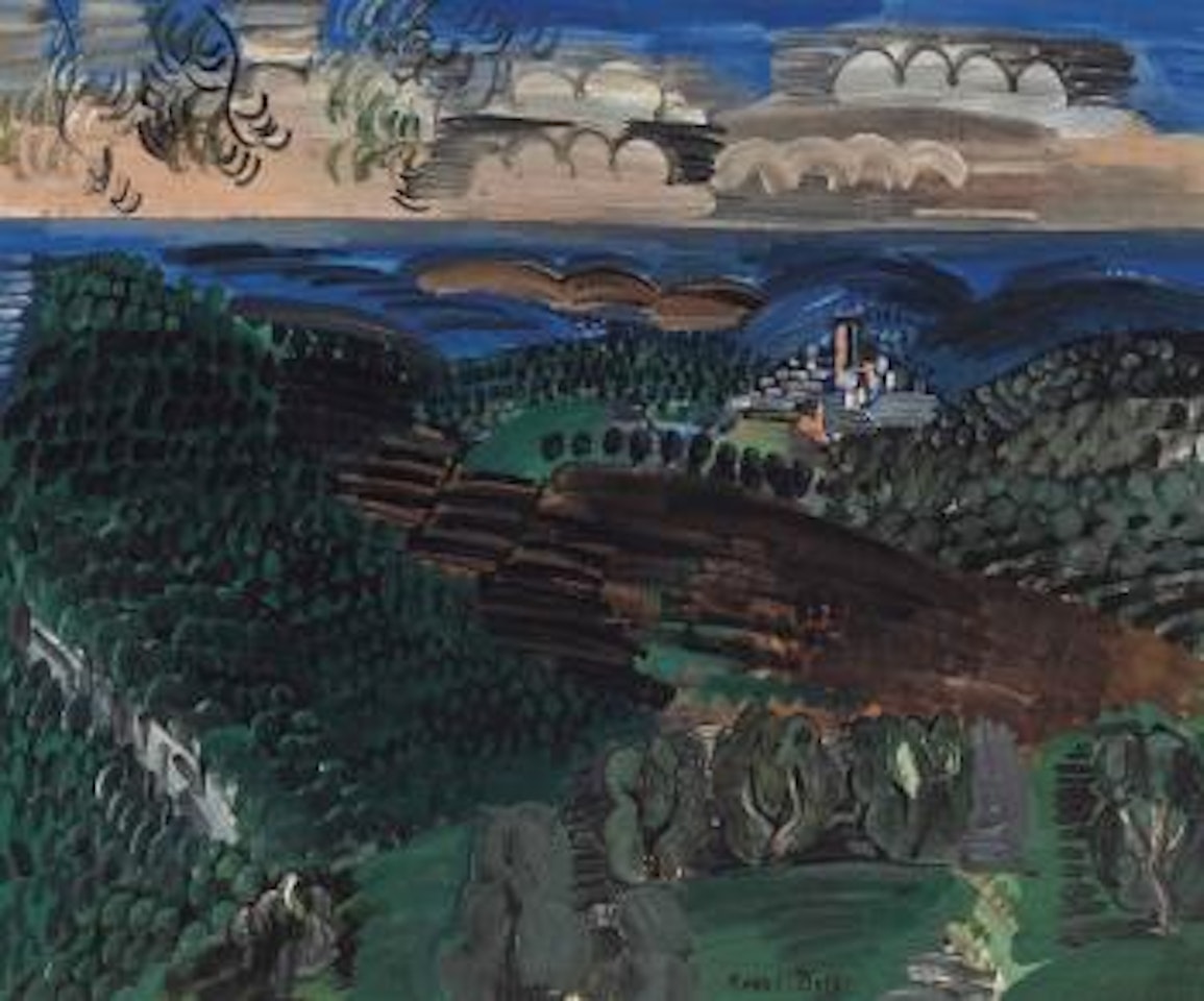 Saint-Paul De Vence by Raoul Dufy