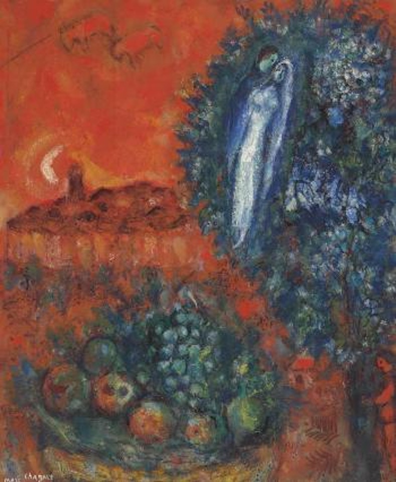 Arbre Bleu by Marc Chagall