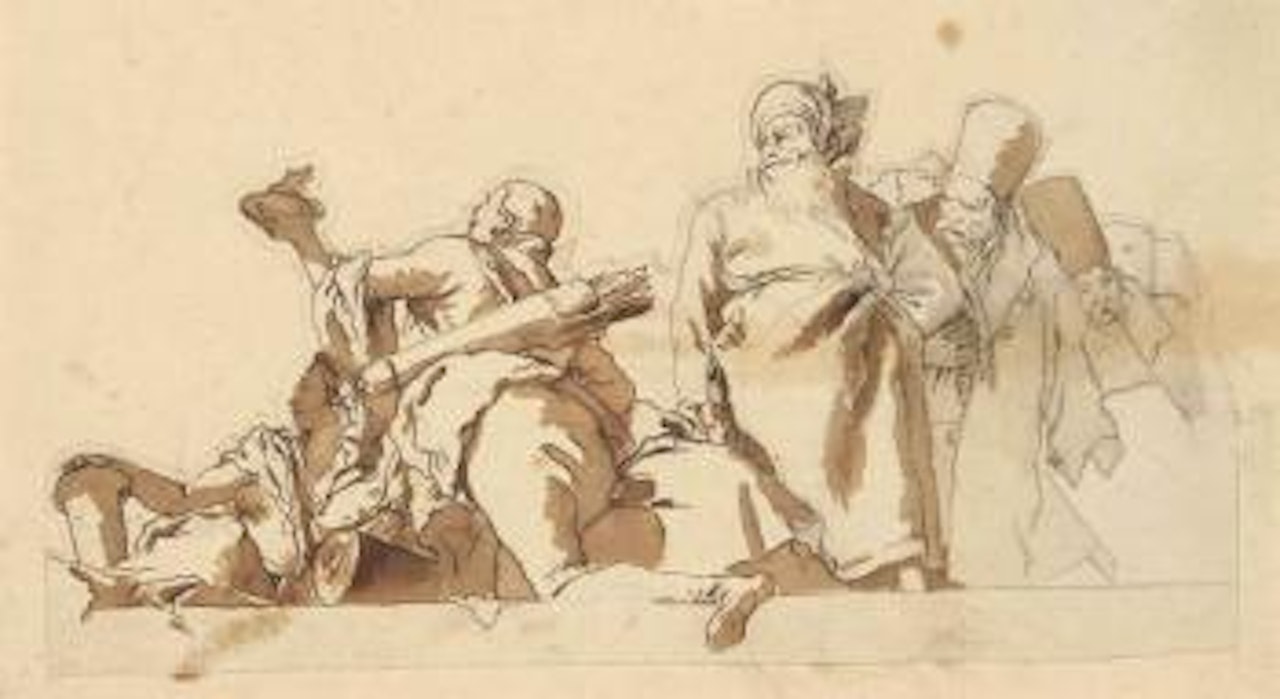 Frise de Personnages by Giovanni Battista Tiepolo