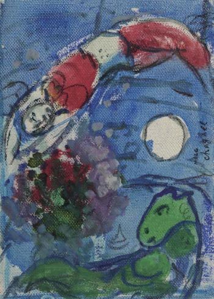 Esquisse Pour Le Cirque by Marc Chagall