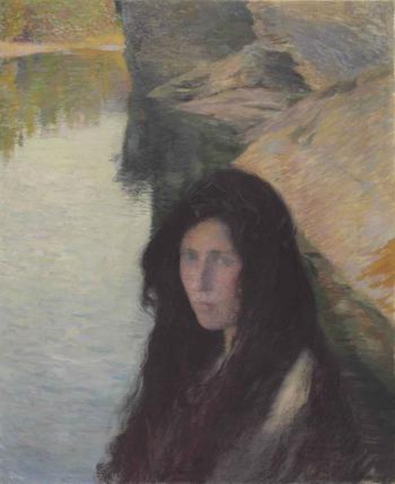 Rêverie Au Bord De L'eau by Henri Jean Guillaume Martin