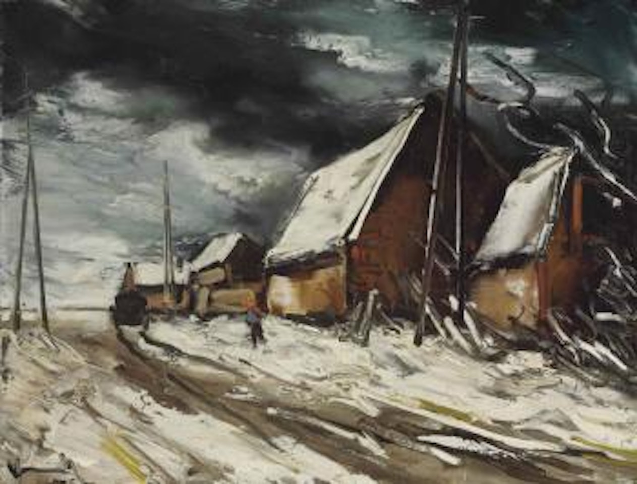 Le Village En Hiver by Maurice de Vlaminck