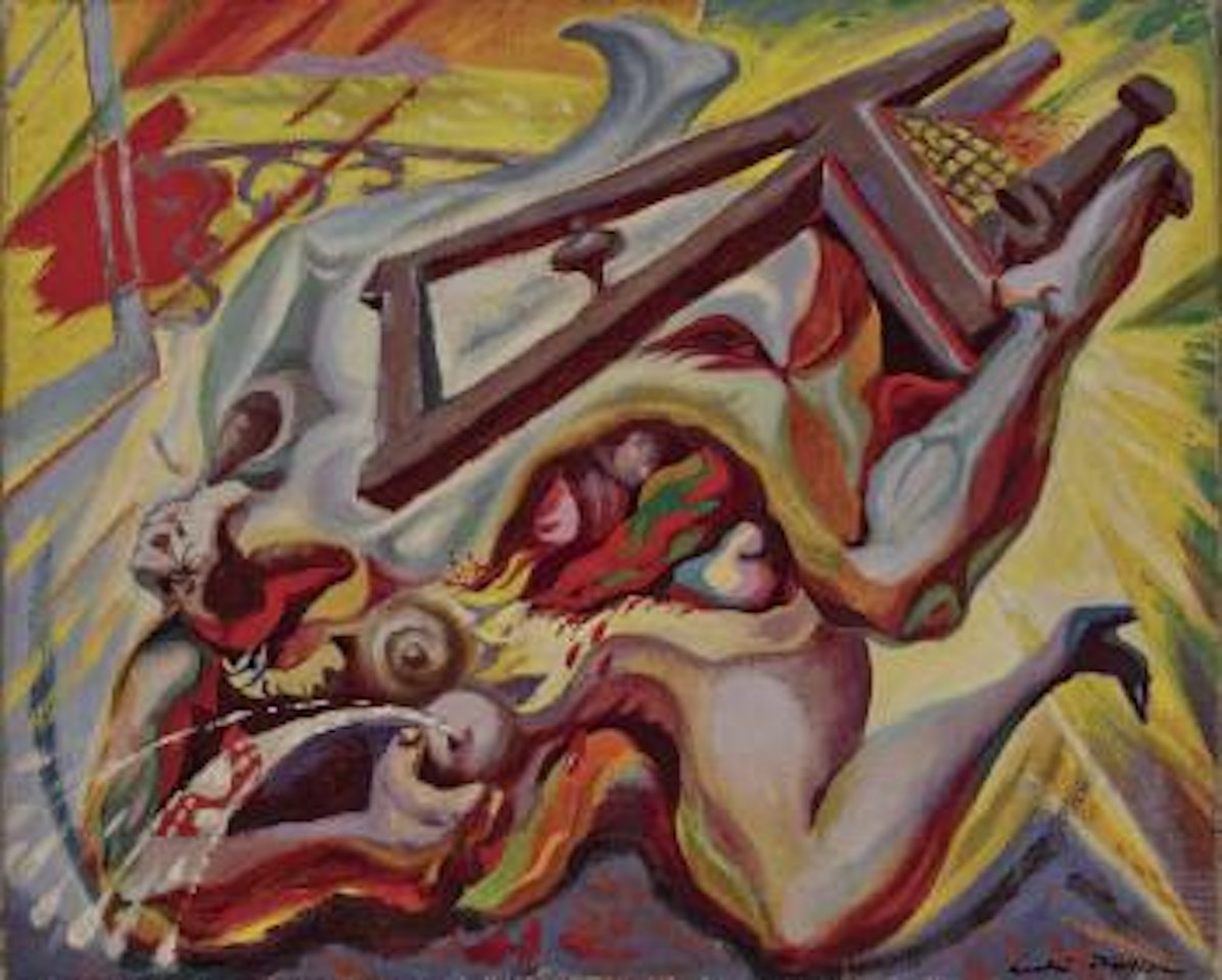 La Chute (Le Viol ou L'amour de la Vitesse) by André Masson