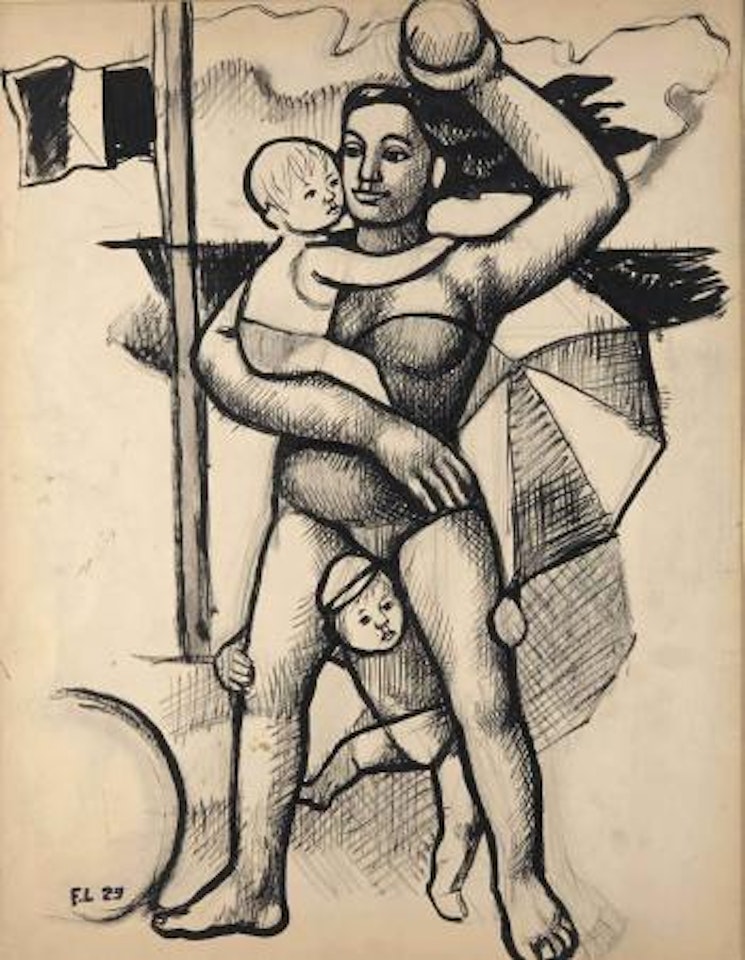 Scène de Plage by Fernand Leger