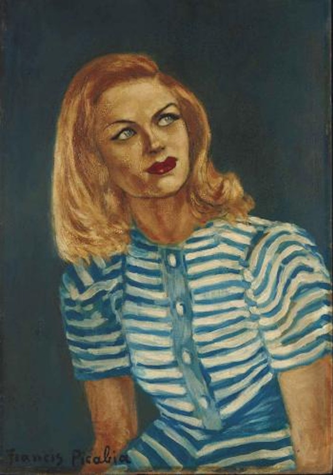 Femme au Corsage Rayé by Francis Picabia