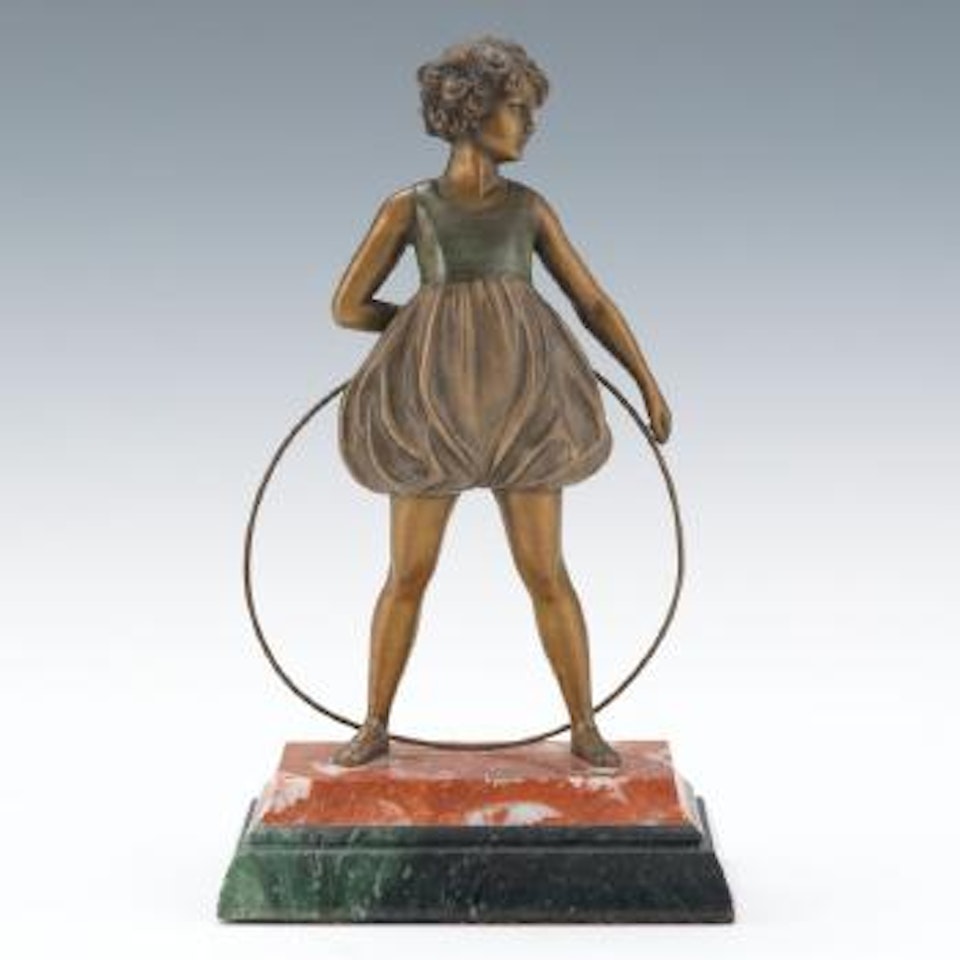 Hoop girl by Ferdinand Preiss