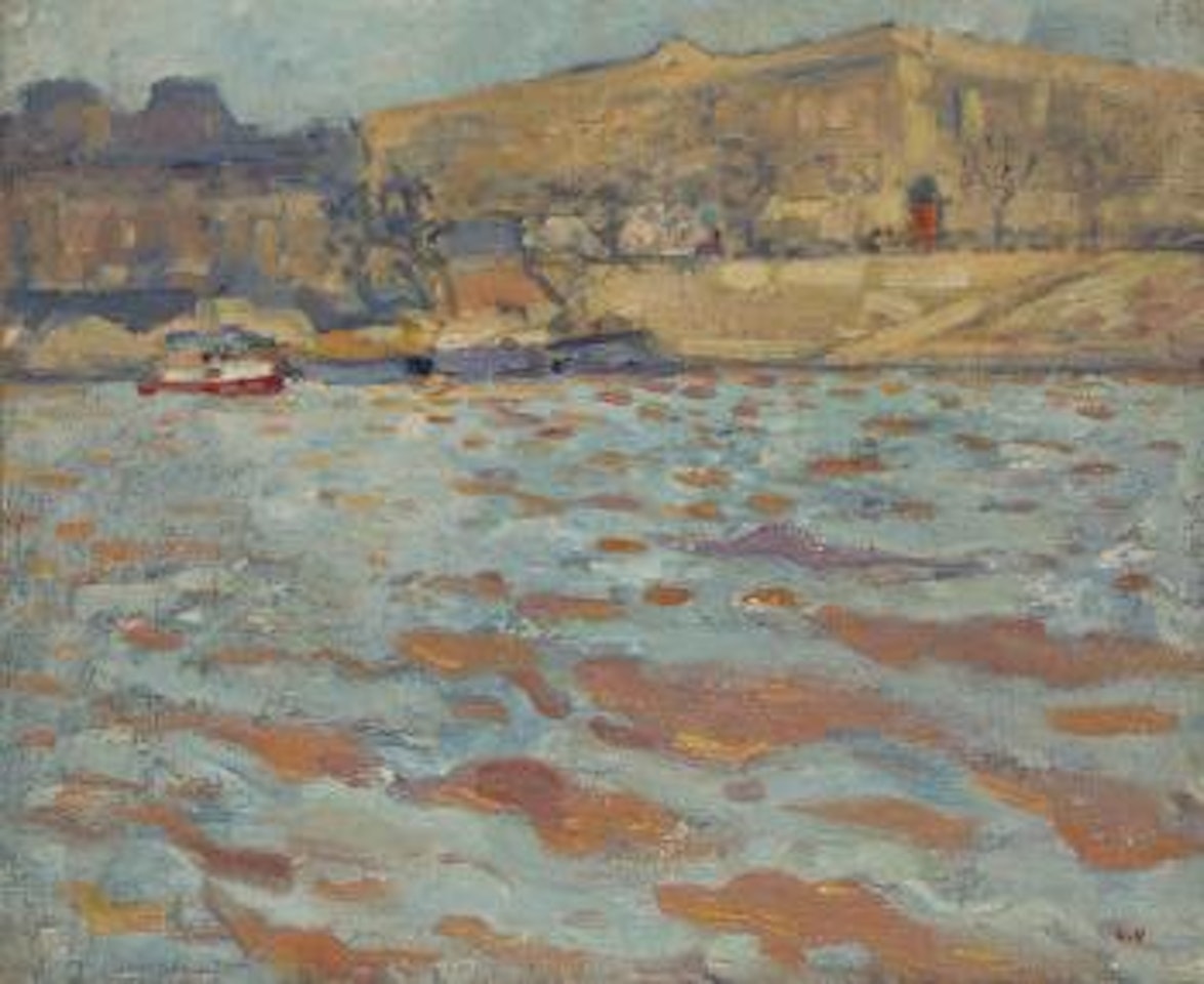 Bord de Quai, la Seine Devant Le Louvre by Louis Valtat