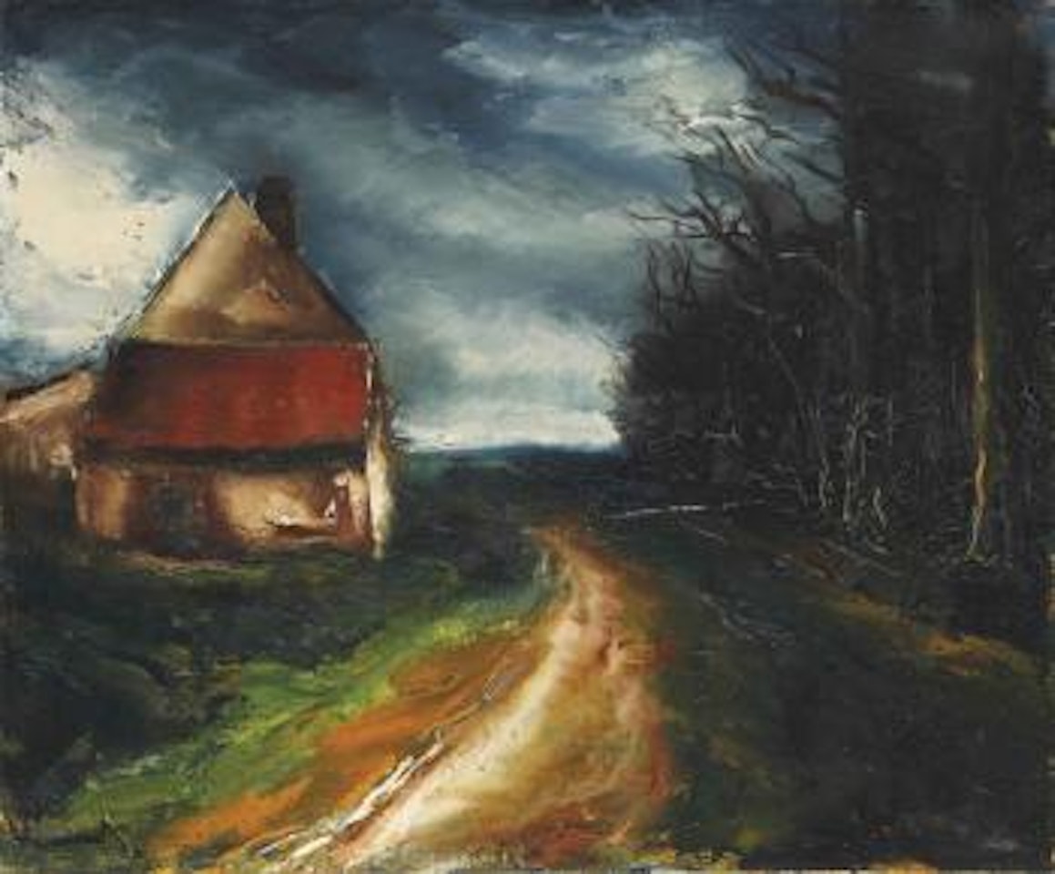 Maison au Bord du Chemin by Maurice de Vlaminck
