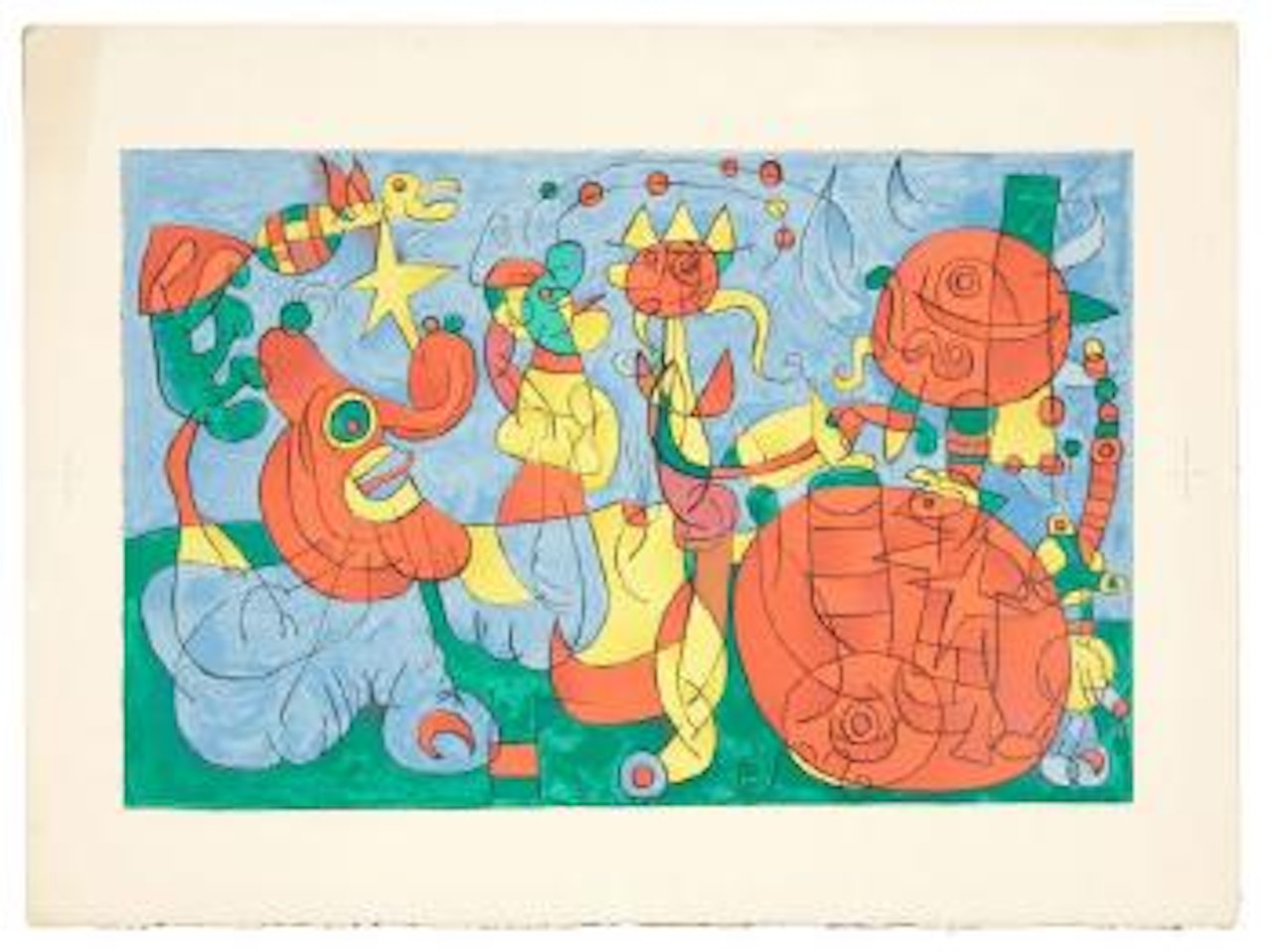 Planche pour Ubu Roi, d'Alfred Jarry by Joan Miró