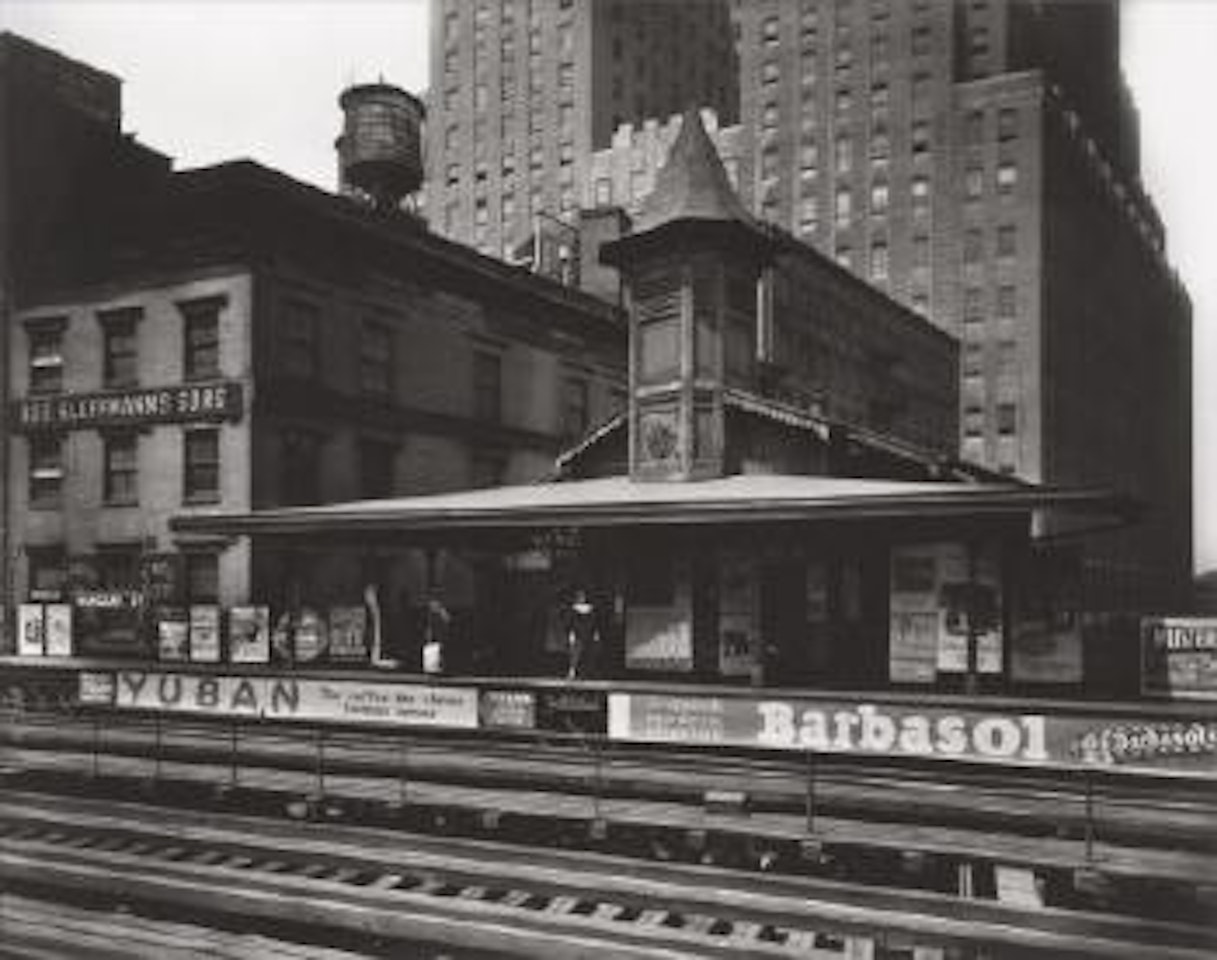 Barclay Street Station by Berenice Abbott