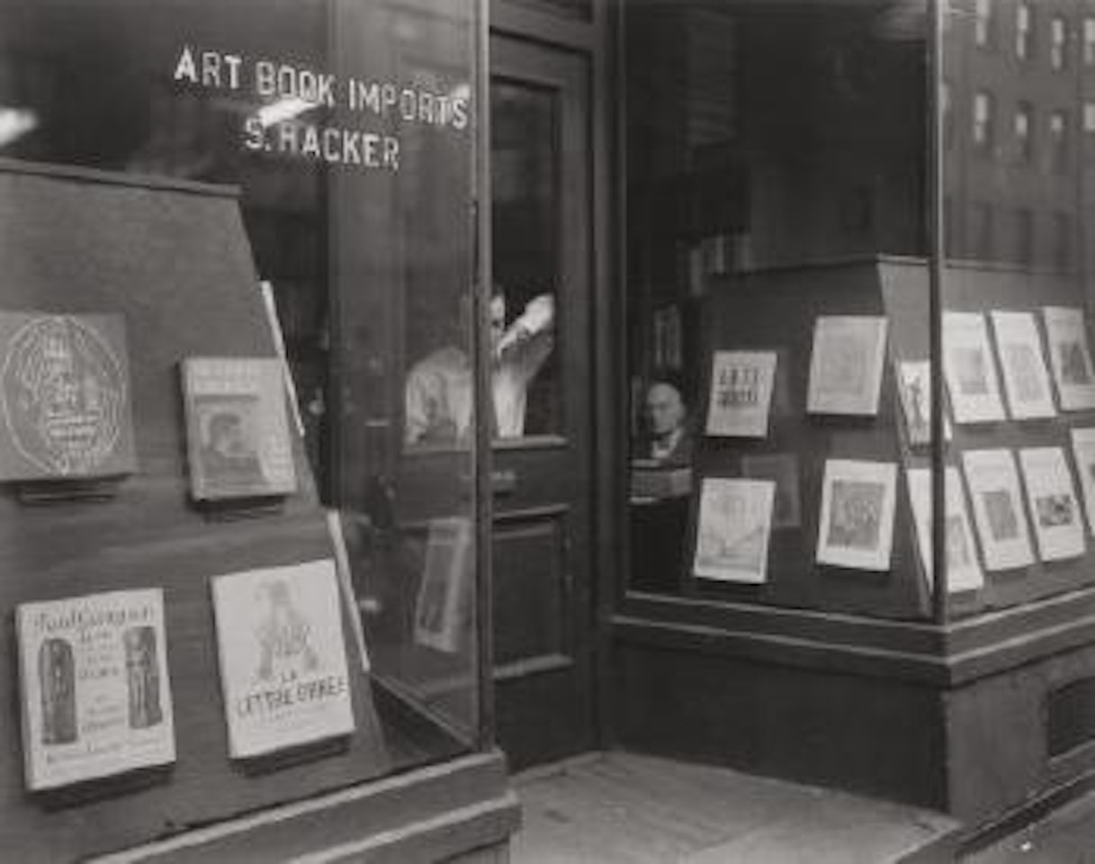 Hacker Book Store, Bleeker Street, New York by Berenice Abbott