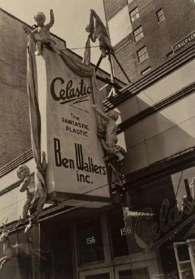 Celastic Plastic Shop by Berenice Abbott