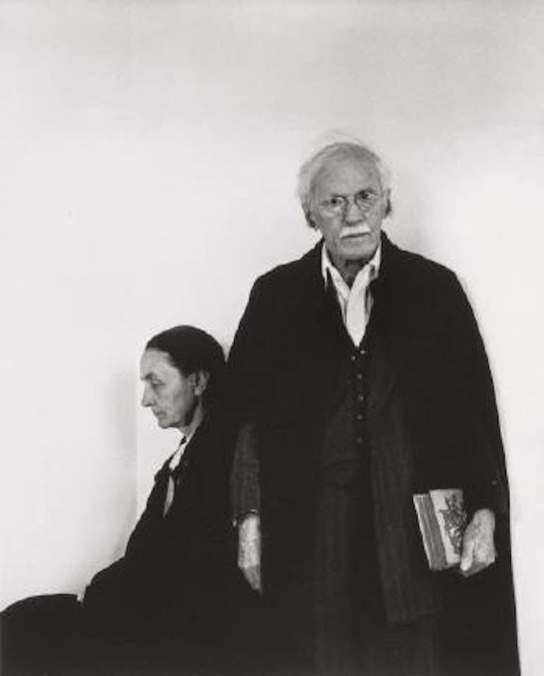 Alfred Stieglitz and Georgia O'Keeffe, An American Place, NYC by Arnold Newman