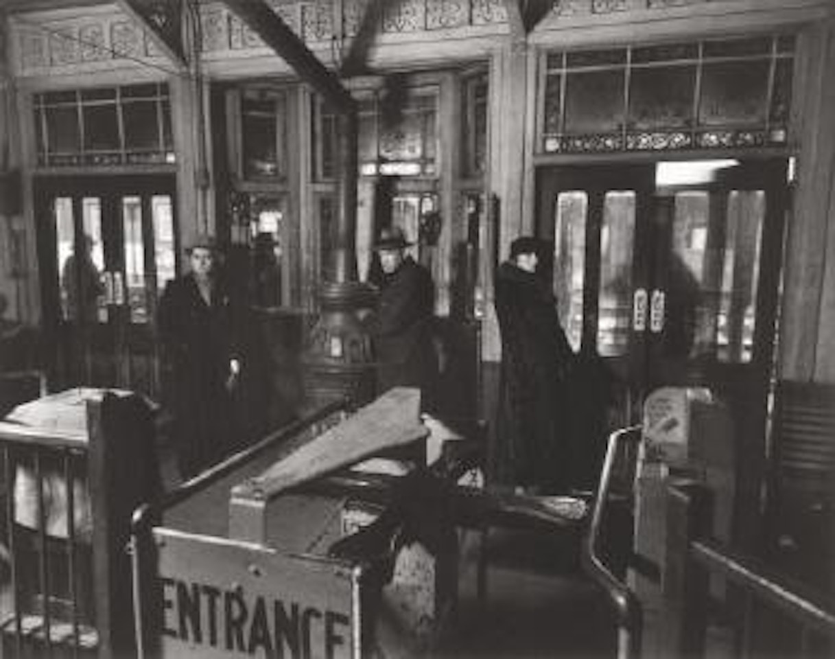 El Station, 72nd Street by Berenice Abbott