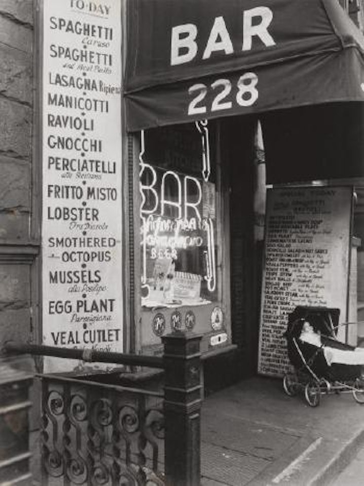 Napolitan Kitchen, West 4th St. by Berenice Abbott