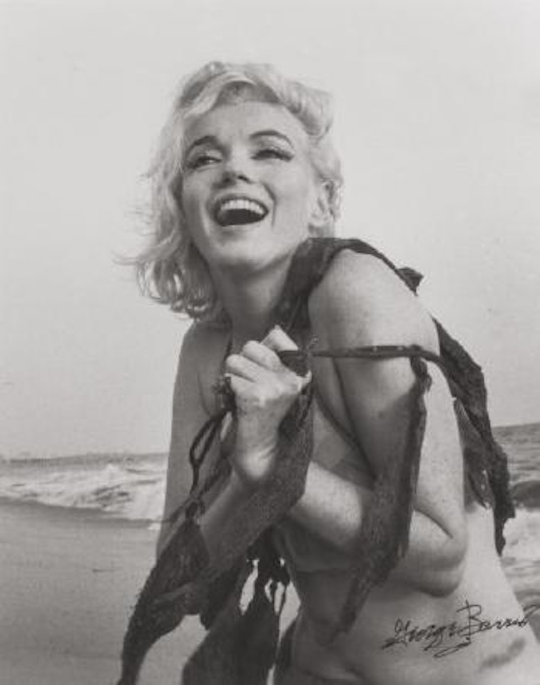 Marilyn Monroe, Santa Monica Beach by George Barris