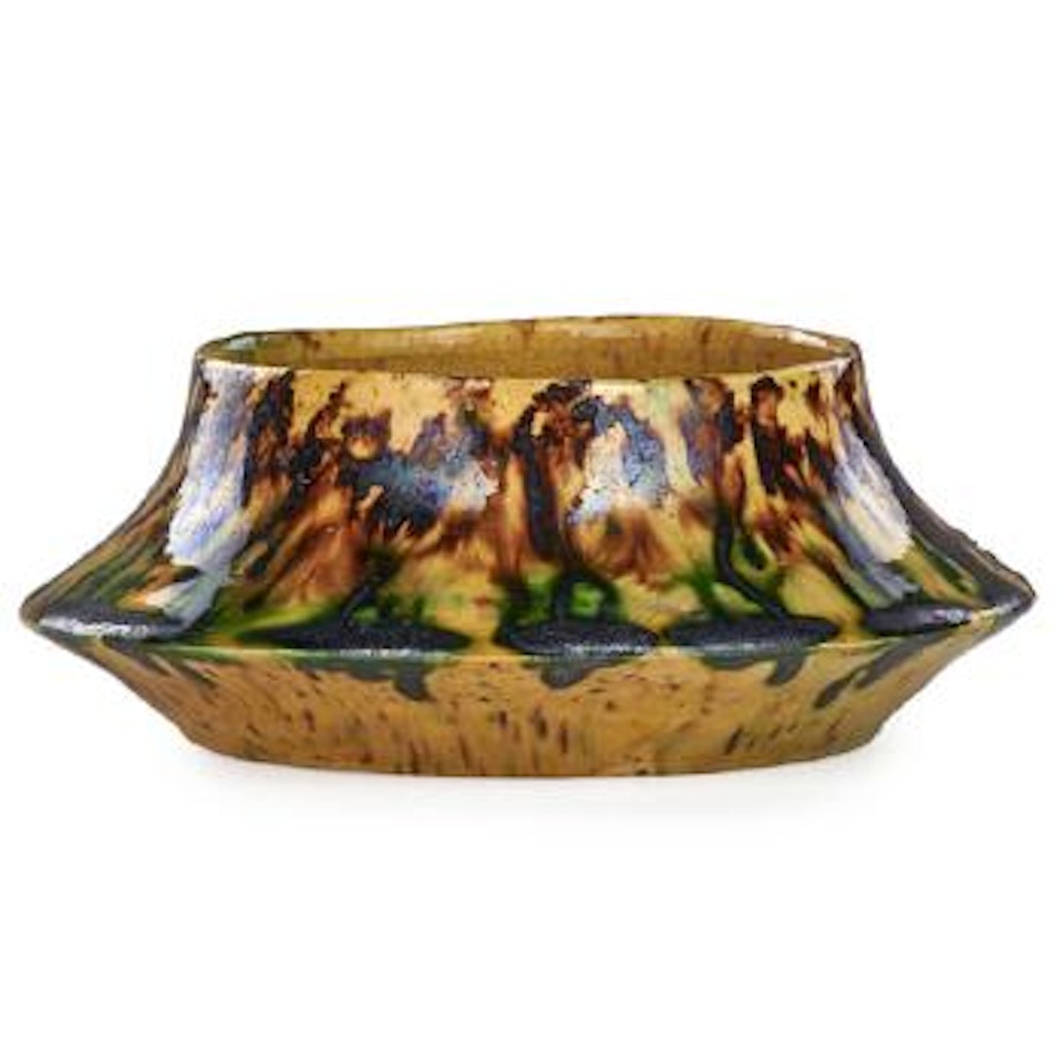 Squat vessel by George E. Ohr