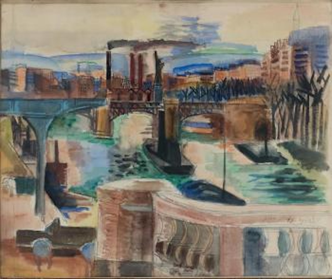 Le pont de Grenelle by Jean Dufy