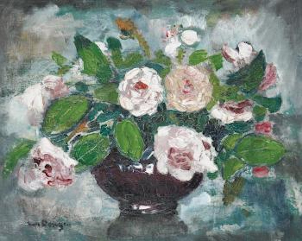 Bouquet de roses by Kees van Dongen