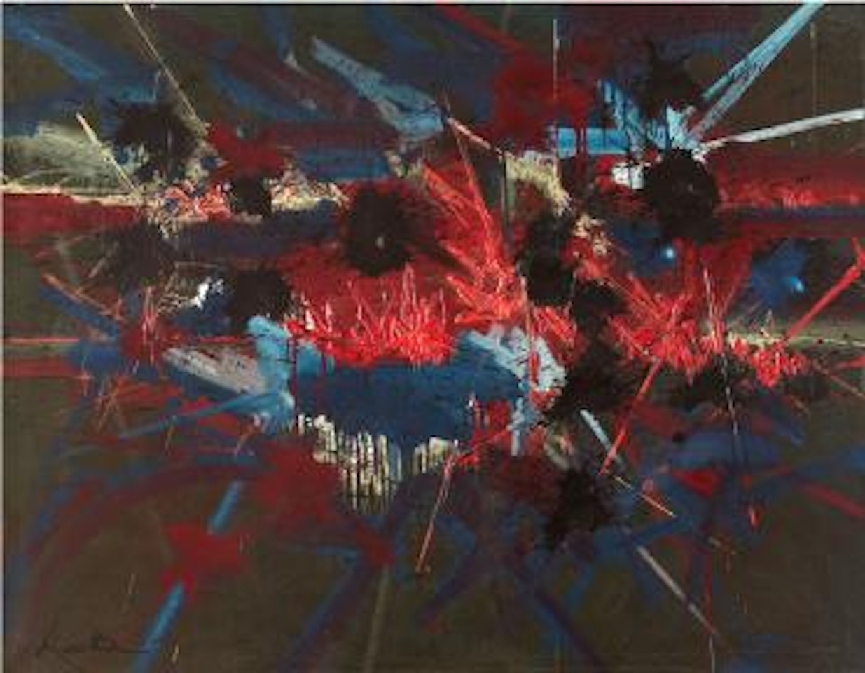 Frissons d'ombre by Georges Mathieu