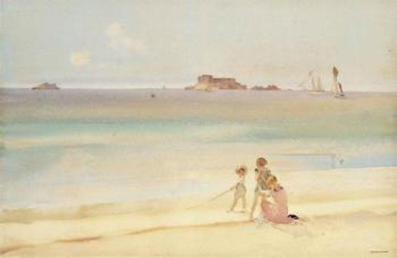 Fair Haired Mother by William Russell Flint