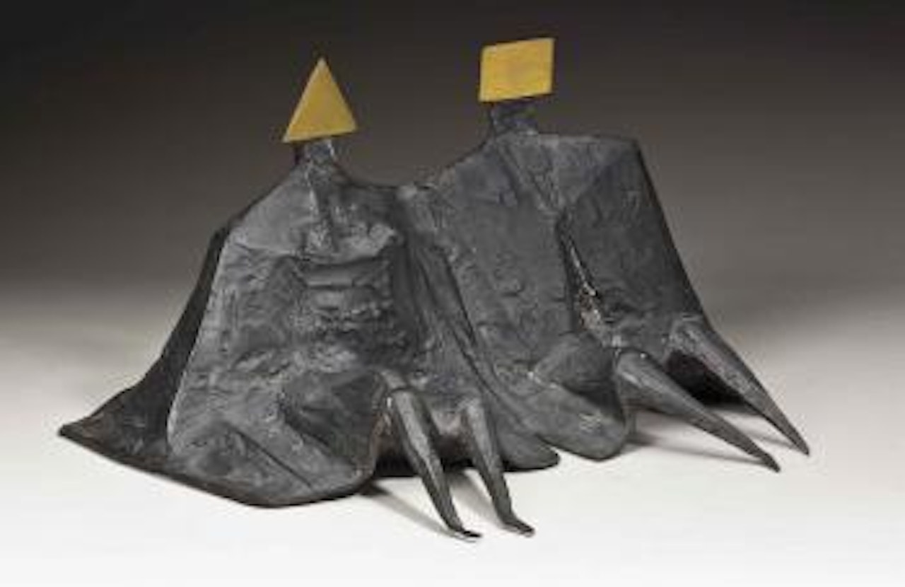 Sitting Couple in Robes IV by Lynn Chadwick
