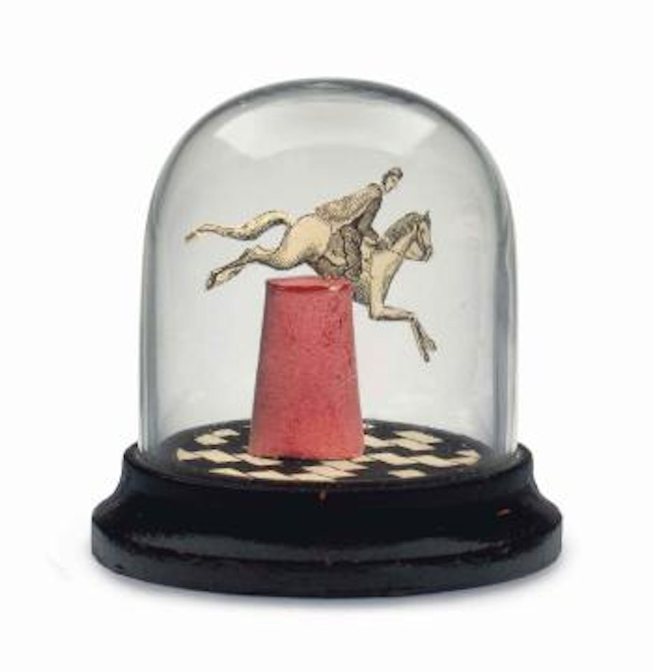 Untitled (Dome Object with Horse And Rider) by Joseph Cornell