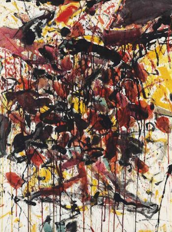 Black and So On by Sam Francis
