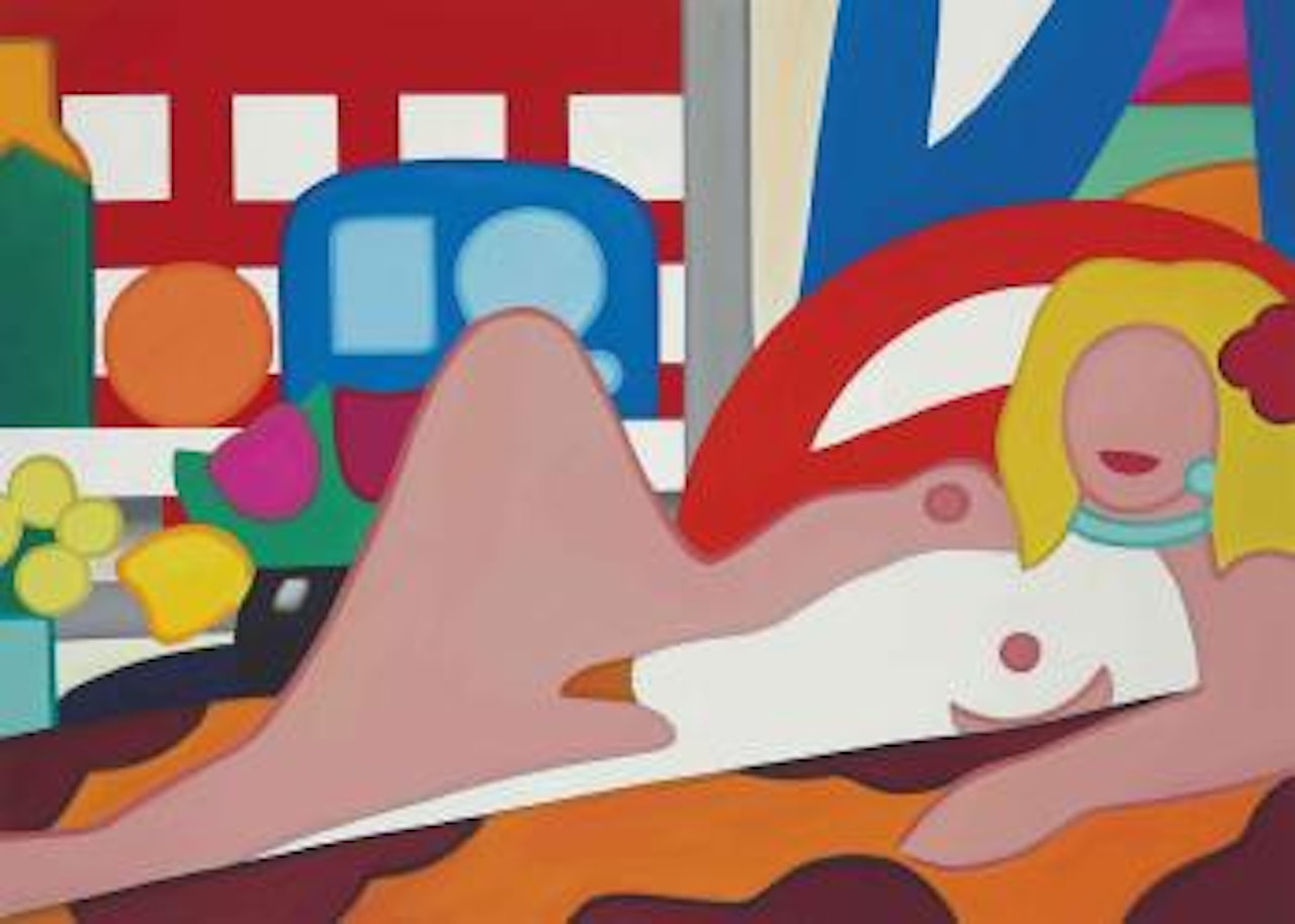 Sunset Nude with Wesselmann Still Life by Tom Wesselmann