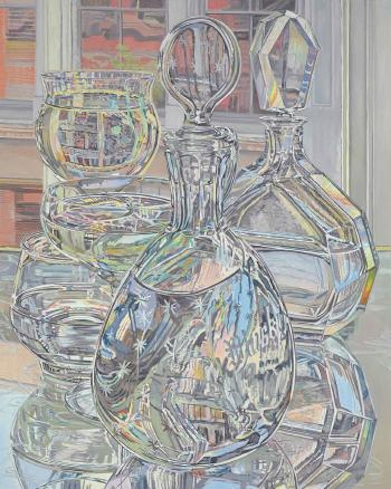 Afternoon Reflections, June and September by Janet Fish
