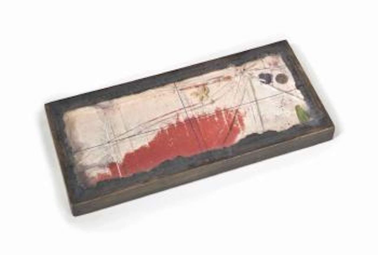Sand Box (Red Sand) by Joseph Cornell