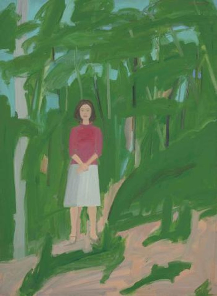 Ada in Woods by Alex Katz