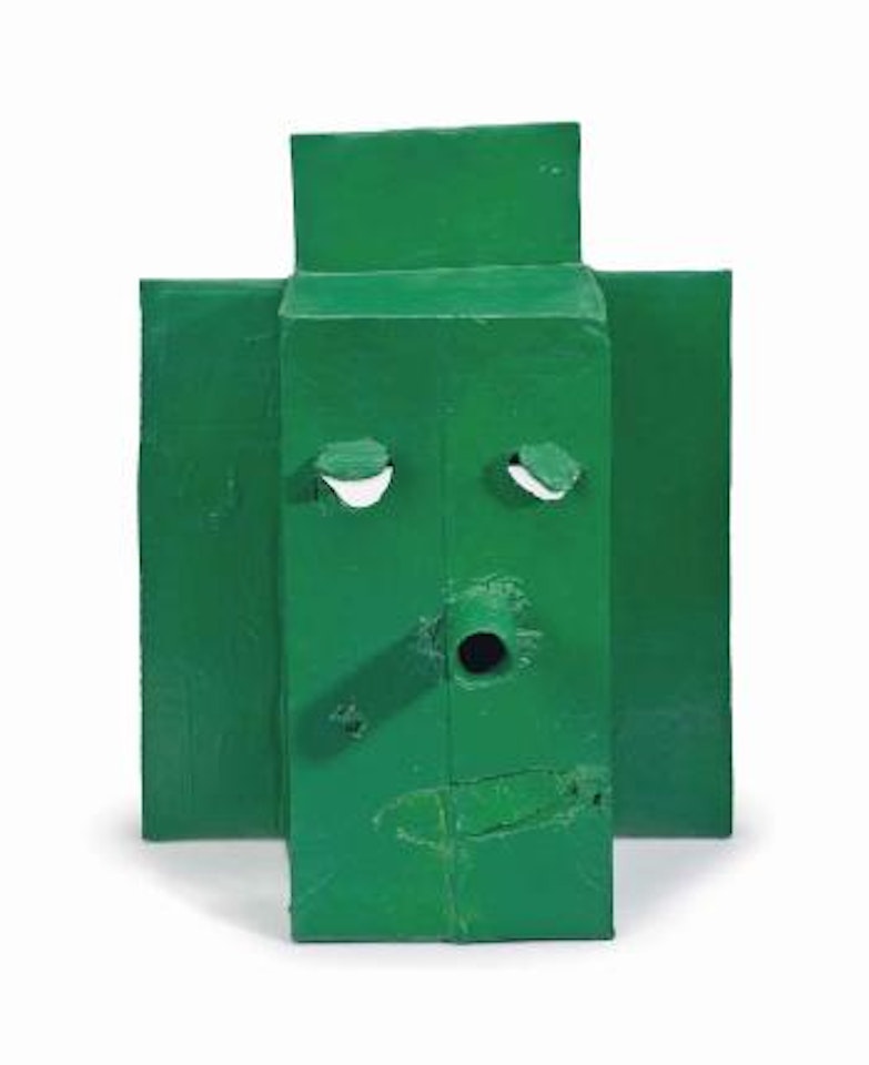 Untitled (Green Green Rub Mask M11.c) by Mark Grotjahn
