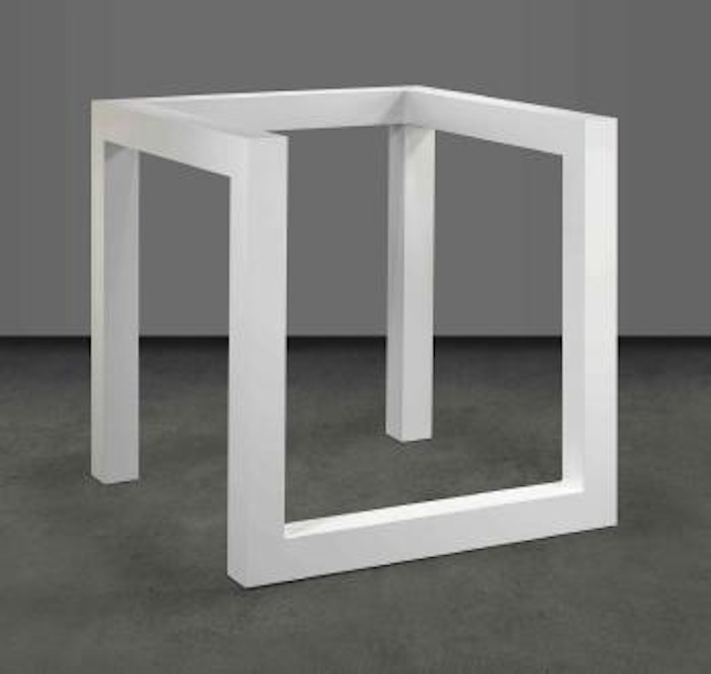 Incomplete Open Cube 8/5 by Sol LeWitt