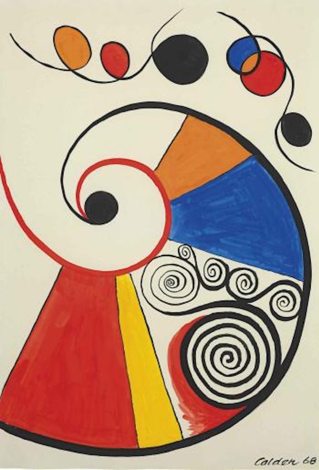 Nautilus and Loops by Alexander Calder