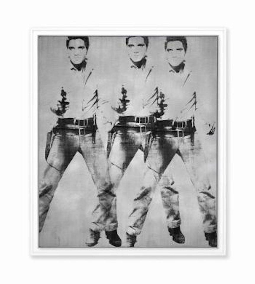 Triple Elvis [Ferus Type] by Andy Warhol