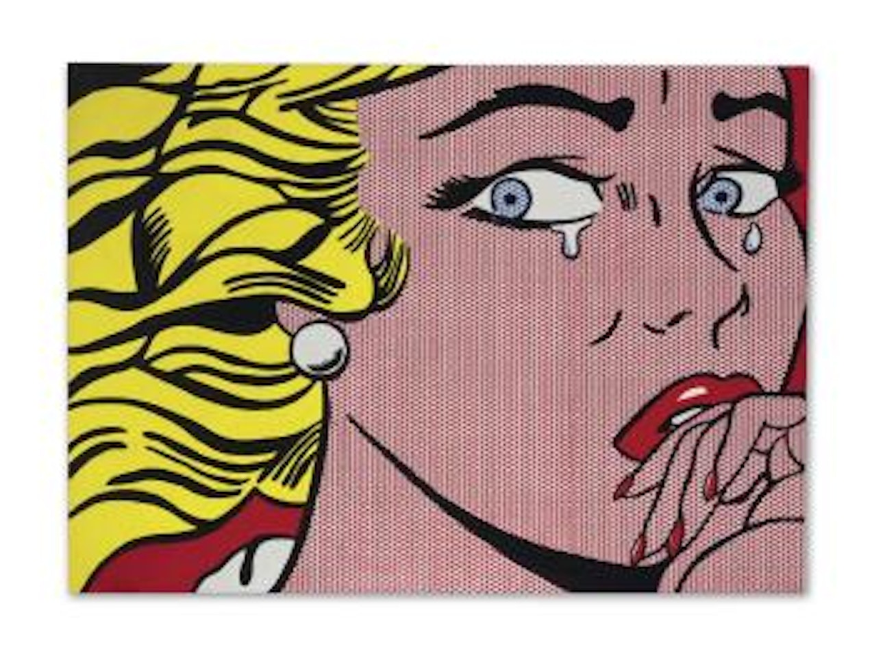 Lichtenstein, Frighten Girl by Elaine Sturtevant