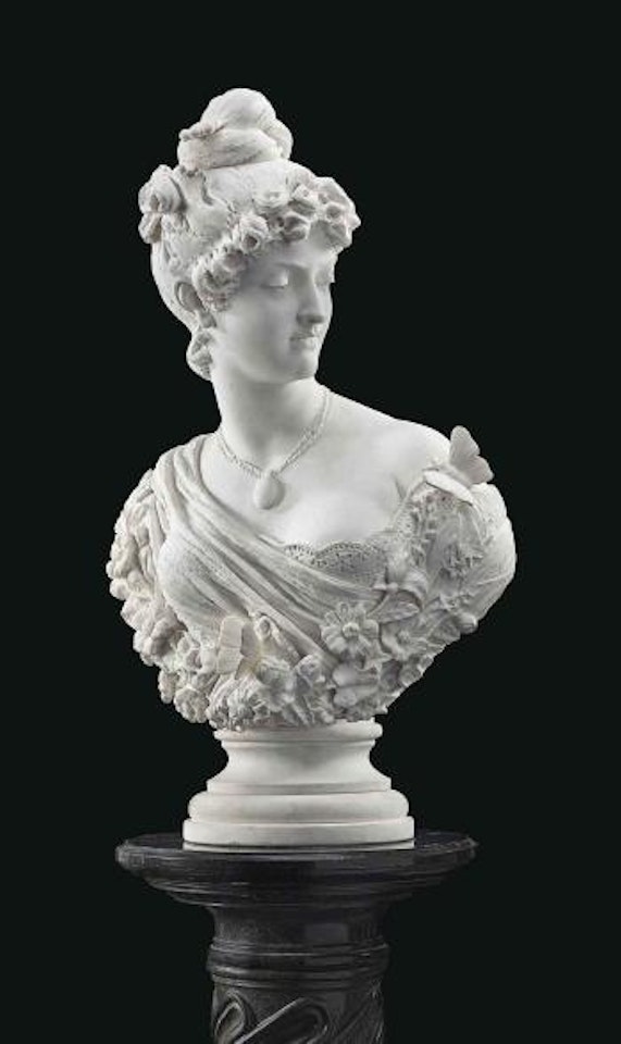 Bust of a Maiden by Albert-Ernest Carrier-Belleuse