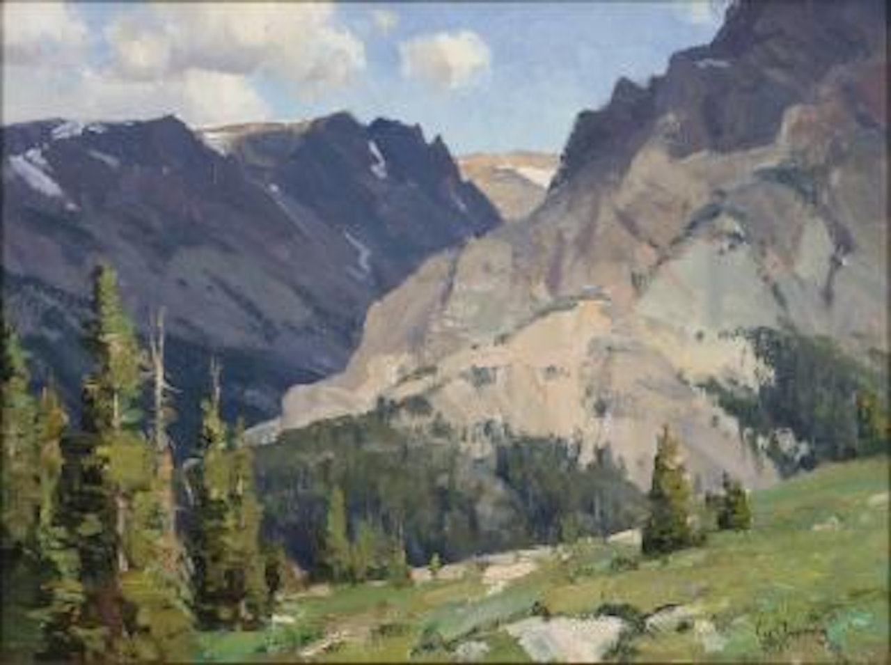 Wind River Mountains, WY by Clyde Aspevig