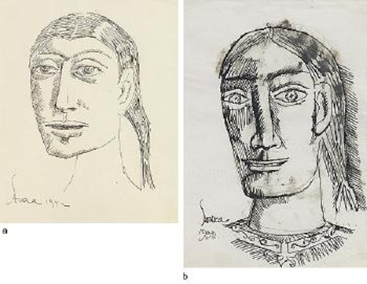 Untitled (Portraits) by Francis Newton Souza