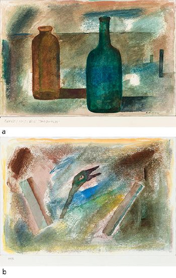 Two bottles. Untitled by Prabhakar Barwe