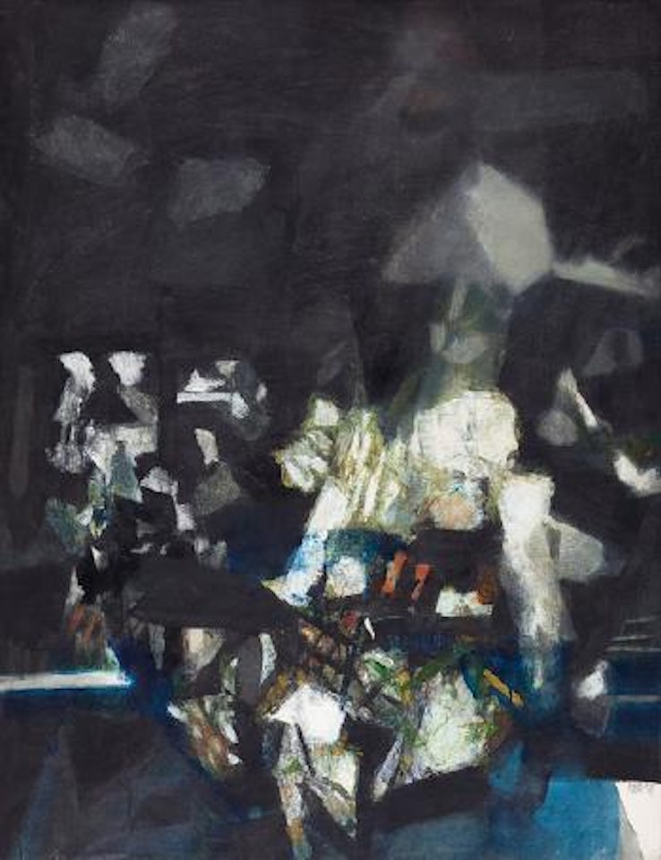 Grey landscape by Sayed Haider Raza