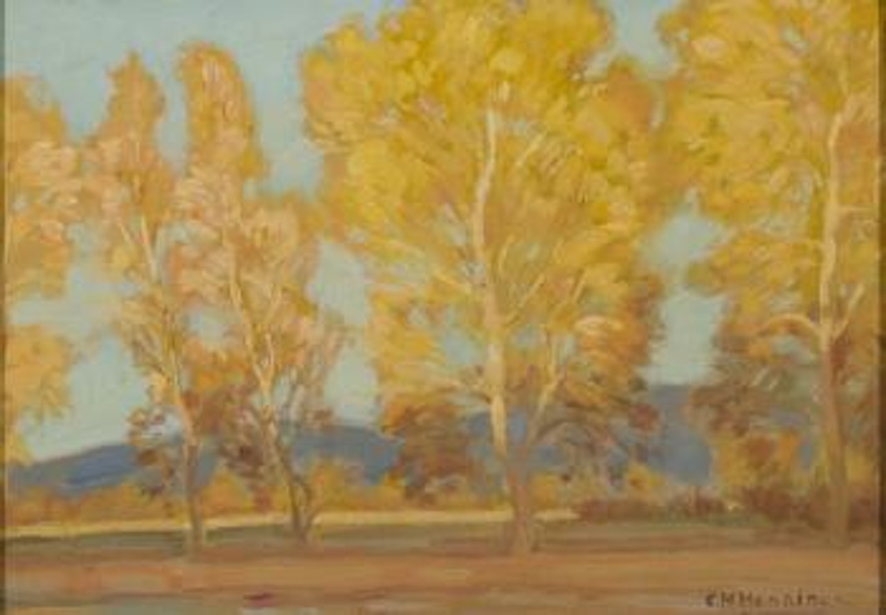 Autumn colors by Ernest Martin Hennings